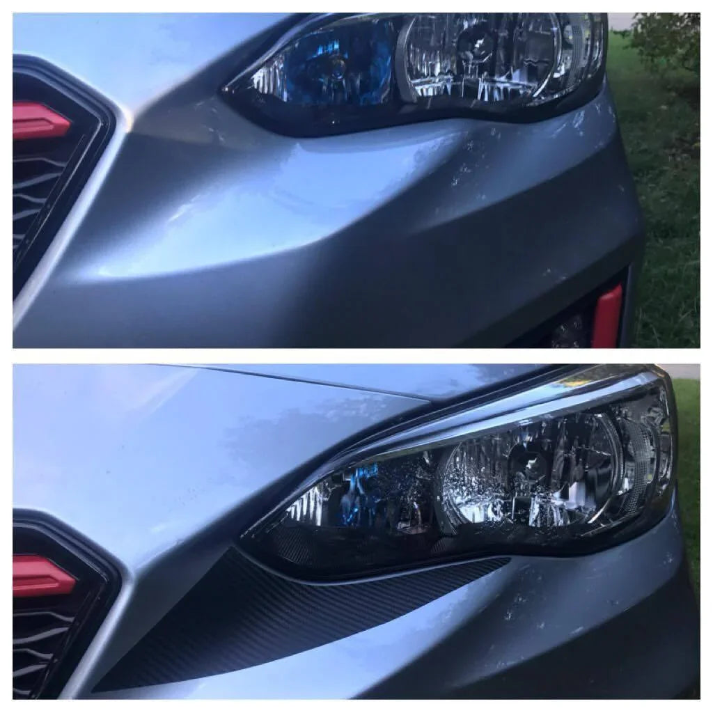 JDM Style 3D Carbon Fiber Headlight Accents - 2018+ Crosstrek / 2017+ Impreza StickerFab