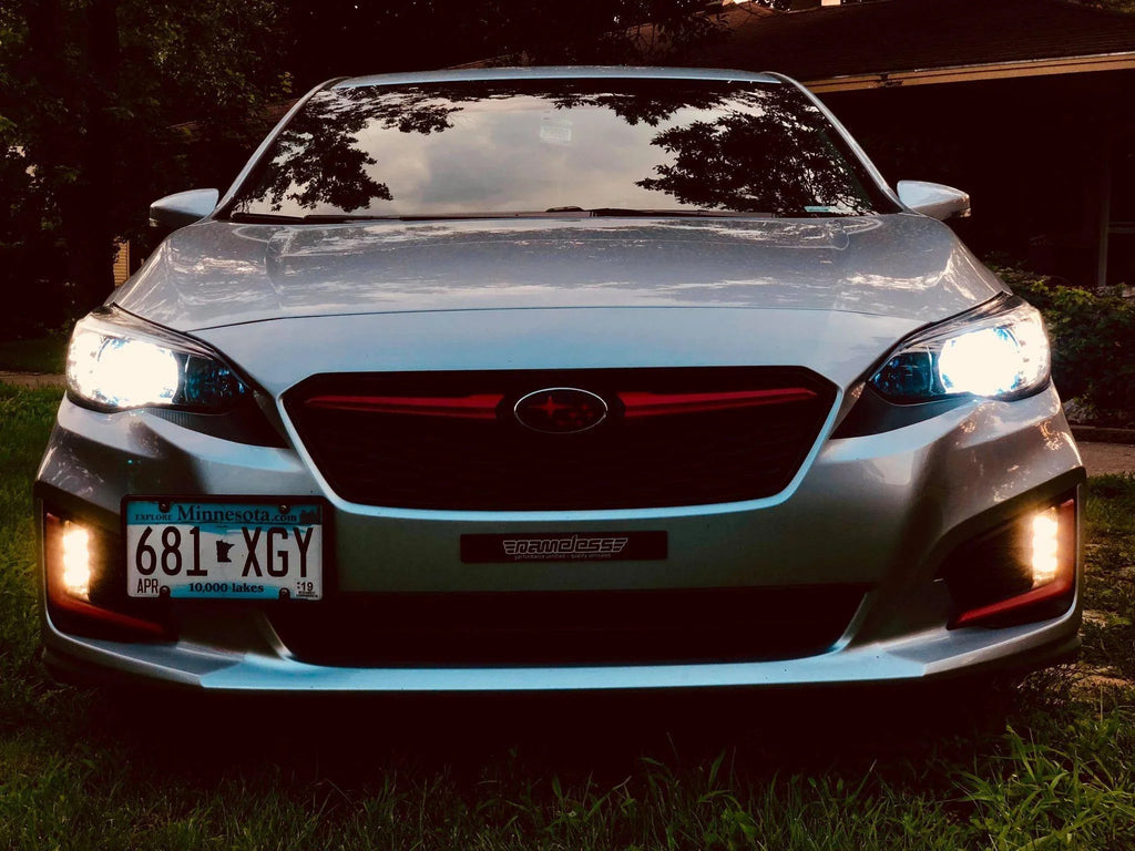 JDM Style 3D Carbon Fiber Headlight Accents - 2018+ Crosstrek / 2017+ Impreza StickerFab