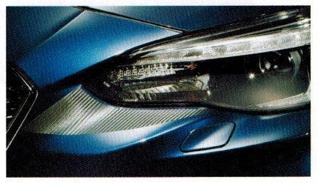 JDM Style 3D Carbon Fiber Headlight Accents - 2018+ Crosstrek / 2017+ Impreza StickerFab