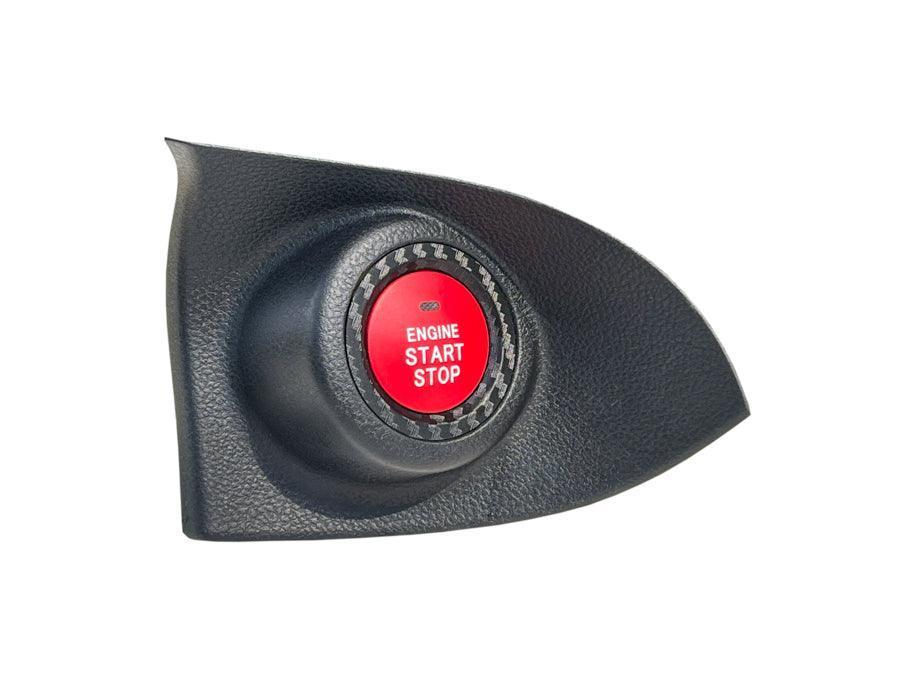 JDM Style Push to Start 3D Carbon Trim Ring Overlay - 2015-2022 Subaru WRX / STI / Most Subaru StickerFab