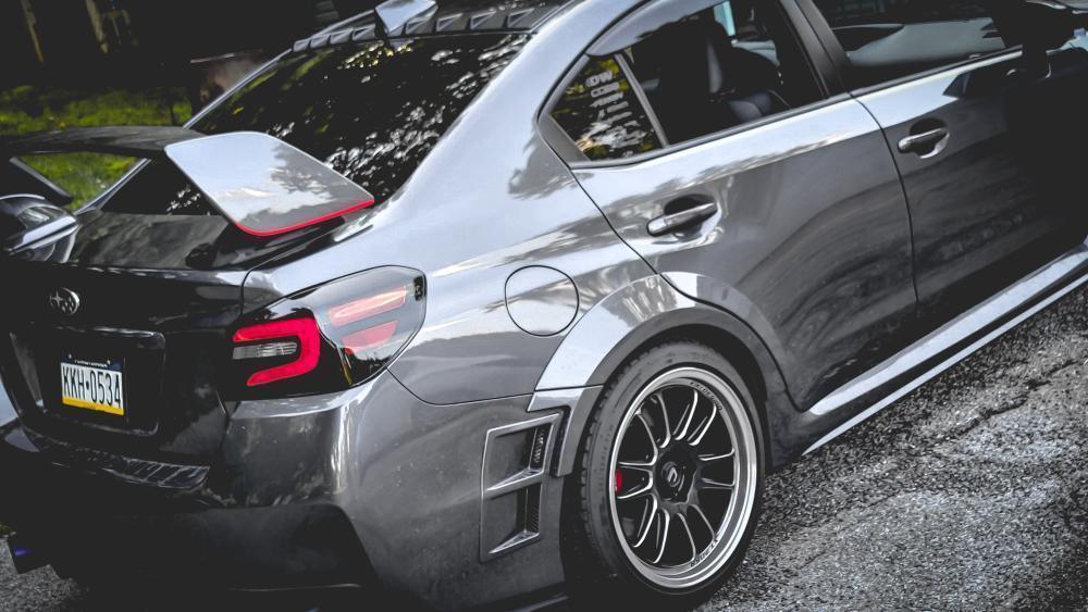 JDM Style STI Spoiler Pinstripe - 2015-2021 *WRX / STI StickerFab