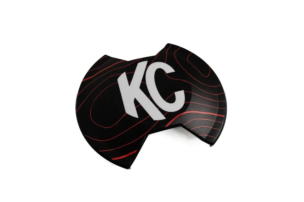 KC HiLITES 8" SlimLite LED Cover Topo Overlays - Universal StickerFab