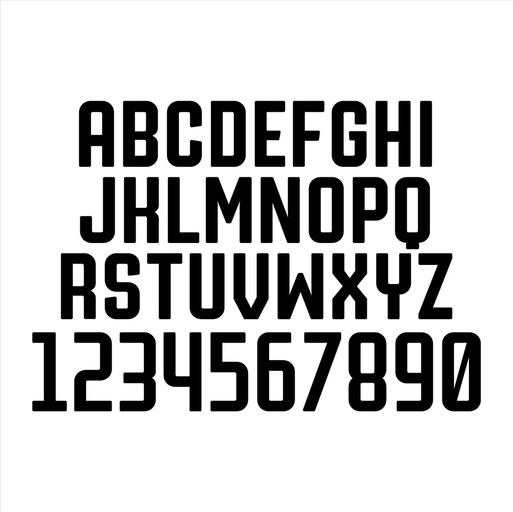Laser Series 6677 Acrylic Letters (Full Alphabet) - Universal StickerFab