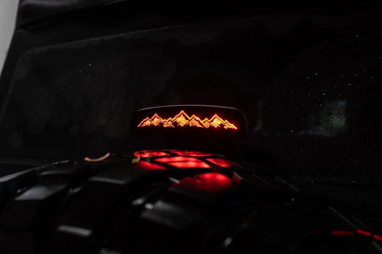 Laser Series Acrylic Third Brake Light Overlay - 2021+ Bronco StickerFab