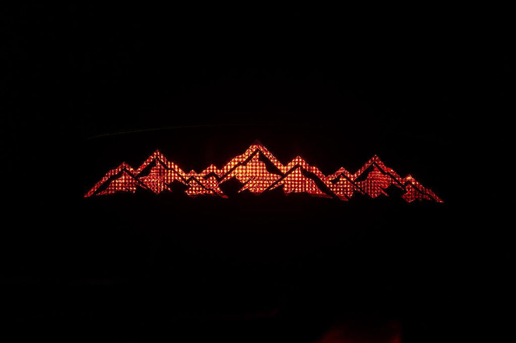 Laser Series Acrylic Third Brake Light Overlay - 2021+ Bronco StickerFab