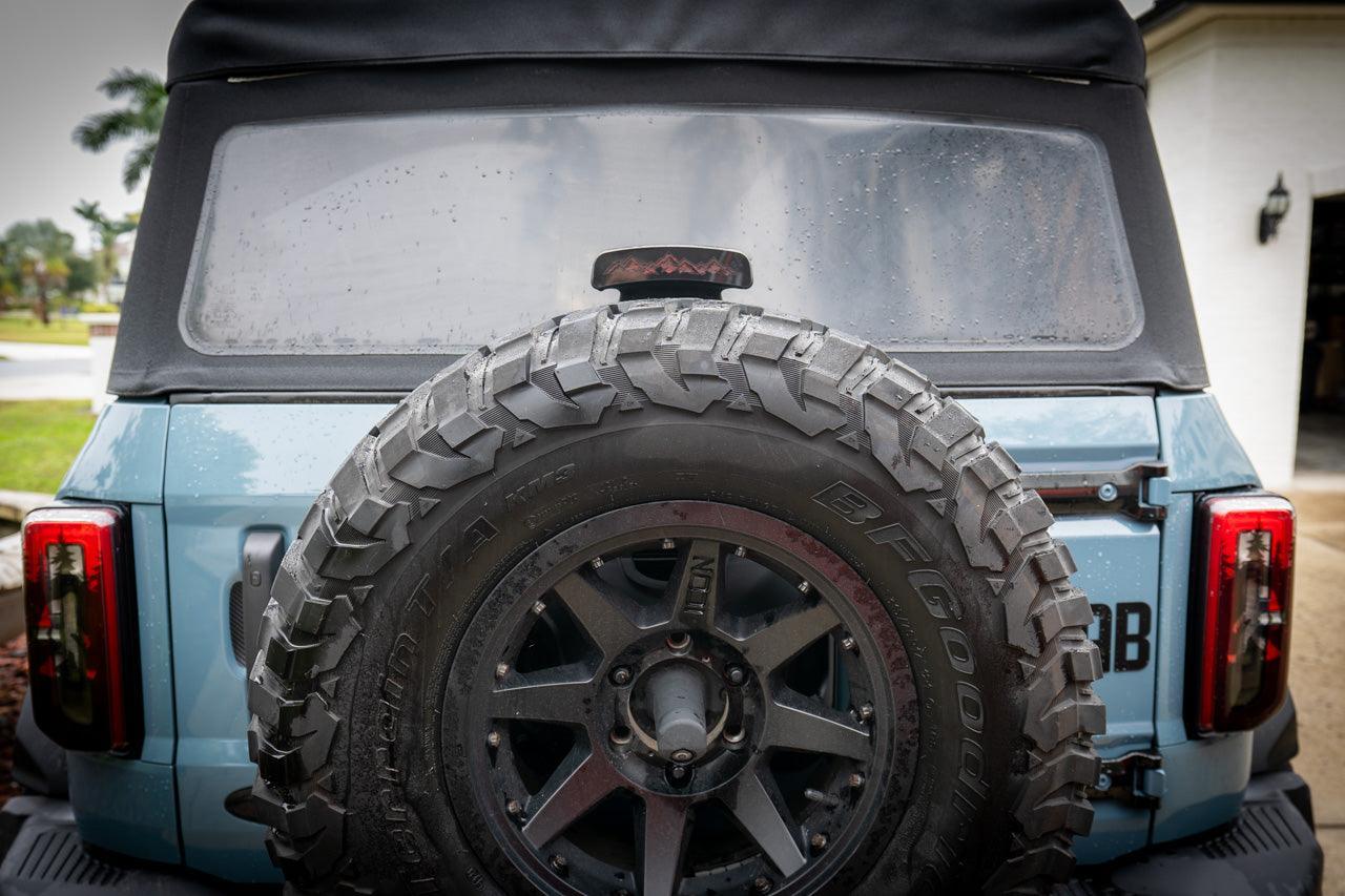 Laser Series Acrylic Third Brake Light Overlay - 2021+ Bronco StickerFab