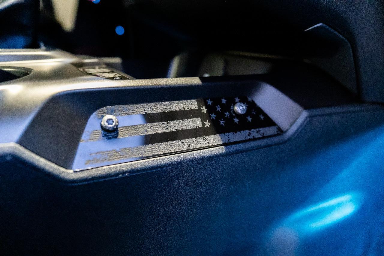 Laser Series Center Grab Handle Delete - 2021+ Bronco StickerFab