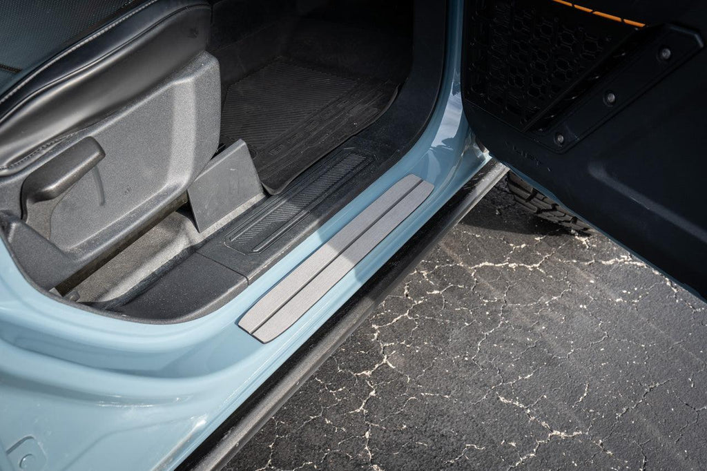 Laser Series Door Sills (Marine EVA Foam) - 2021+ Bronco 2 Door and 4 Door StickerFab