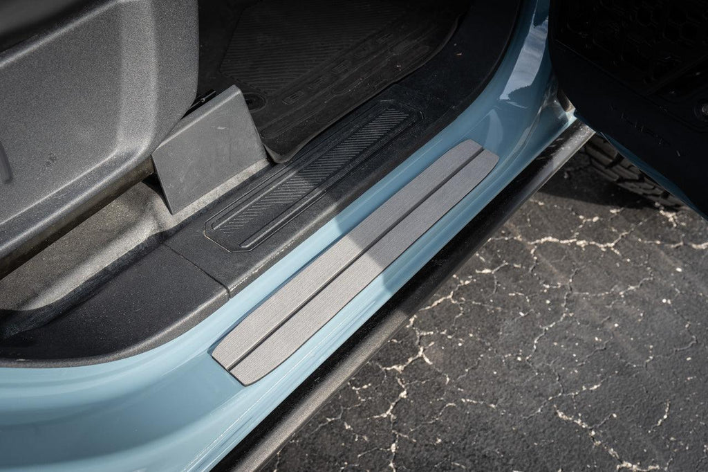 Laser Series Door Sills (Marine EVA Foam) - 2021+ Bronco 2 Door and 4 Door StickerFab