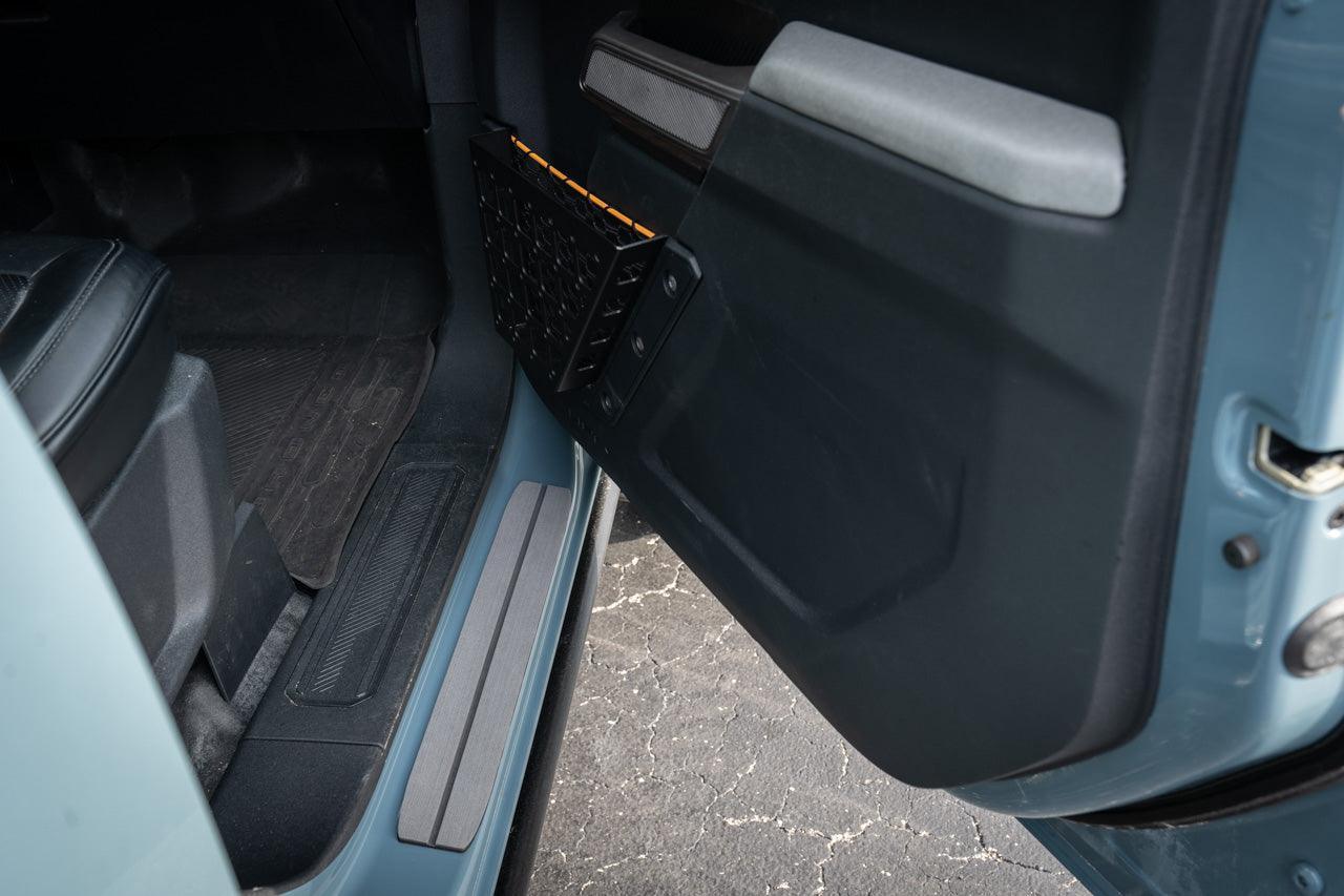 Laser Series Door Sills (Marine EVA Foam) - 2021+ Bronco 2 Door and 4 Door StickerFab