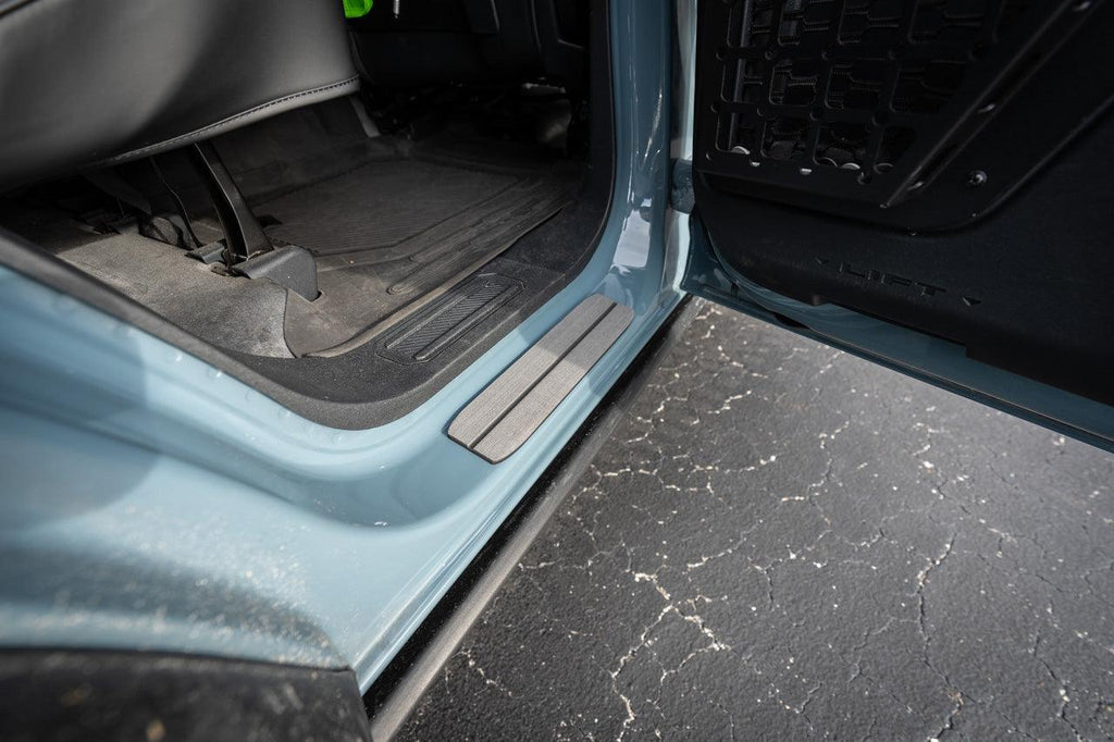 Laser Series Door Sills (Marine EVA Foam) - 2021+ Bronco 2 Door and 4 Door StickerFab