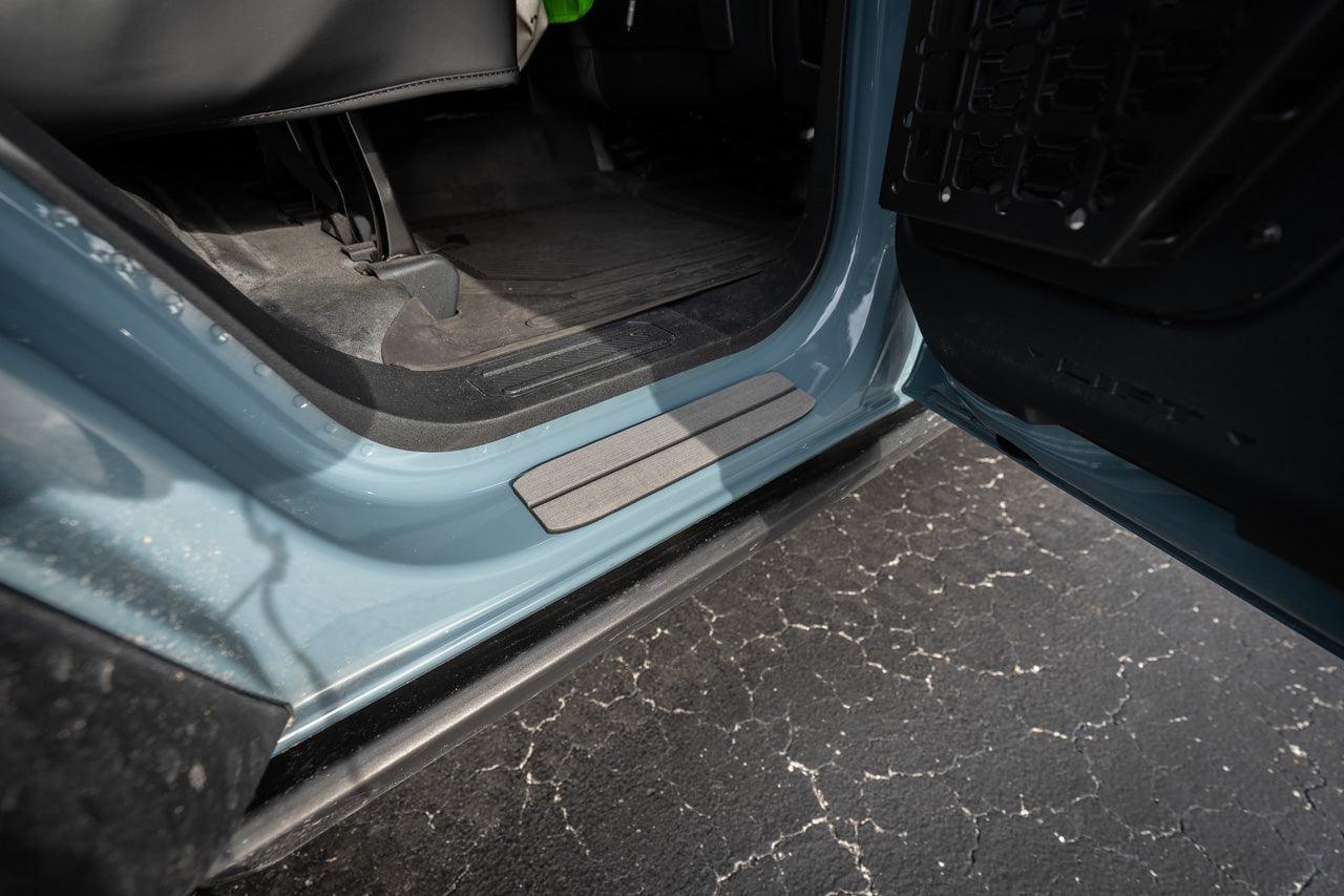 Laser Series Door Sills (Marine EVA Foam) - 2021+ Bronco 2 Door and 4 Door StickerFab