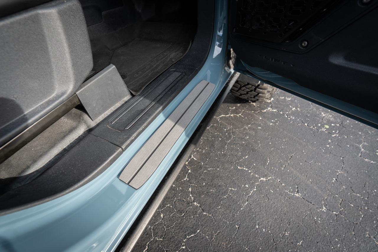 Laser Series Door Sills (Marine EVA Foam) - 2021+ Bronco 2 Door and 4 Door StickerFab