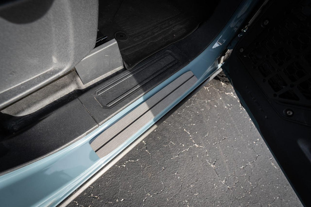Laser Series Door Sills (Marine EVA Foam) - 2021+ Bronco 2 Door and 4 Door StickerFab