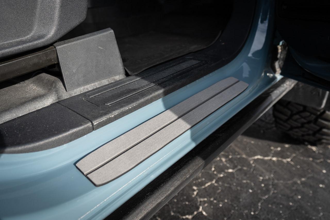 Laser Series Door Sills (Marine EVA Foam) - 2021+ Bronco 2 Door and 4 Door StickerFab