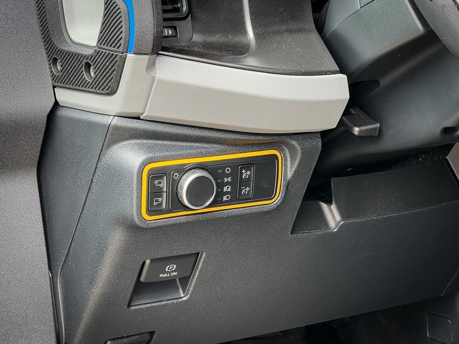 Light Switch Outline (Standard Series) - 2021+ Bronco / Bronco Sport / 2022+ Maverick StickerFab