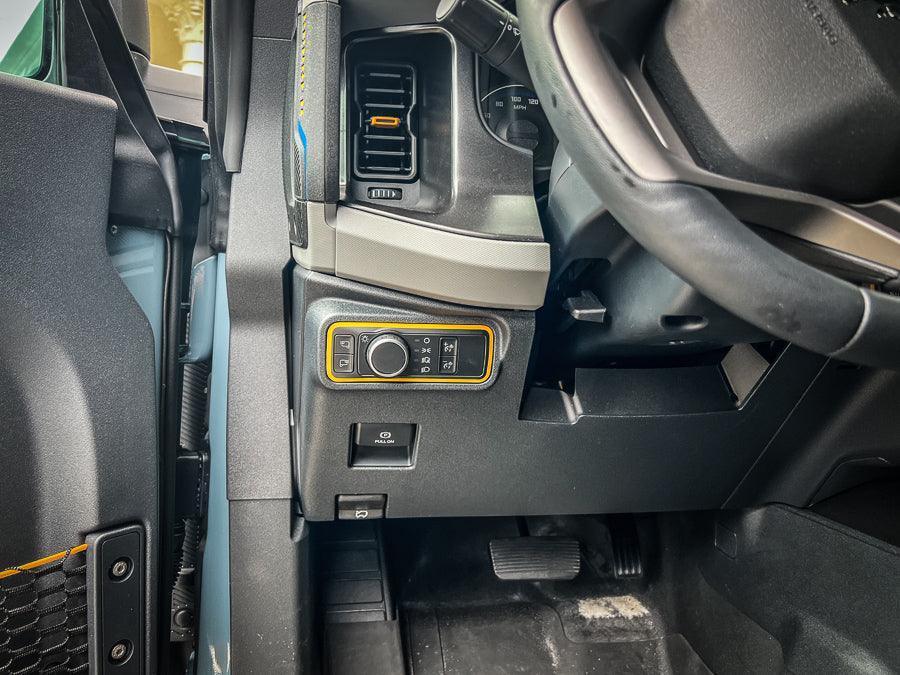 Light Switch Outline (Standard Series) - 2021+ Bronco / Bronco Sport / 2022+ Maverick StickerFab