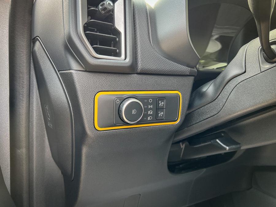 Light Switch Outline (Standard Series) - 2021+ Bronco / Bronco Sport / 2022+ Maverick StickerFab