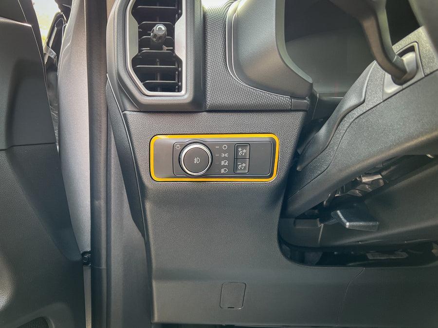 Light Switch Outline (Standard Series) - 2021+ Bronco / Bronco Sport / 2022+ Maverick StickerFab