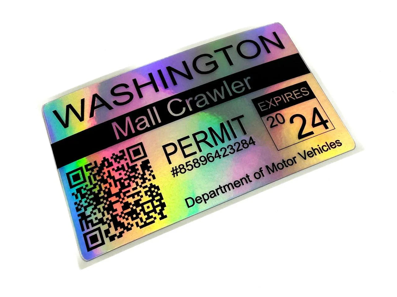 Mall Crawler Permit Sticker 3.5" - All States StickerFab