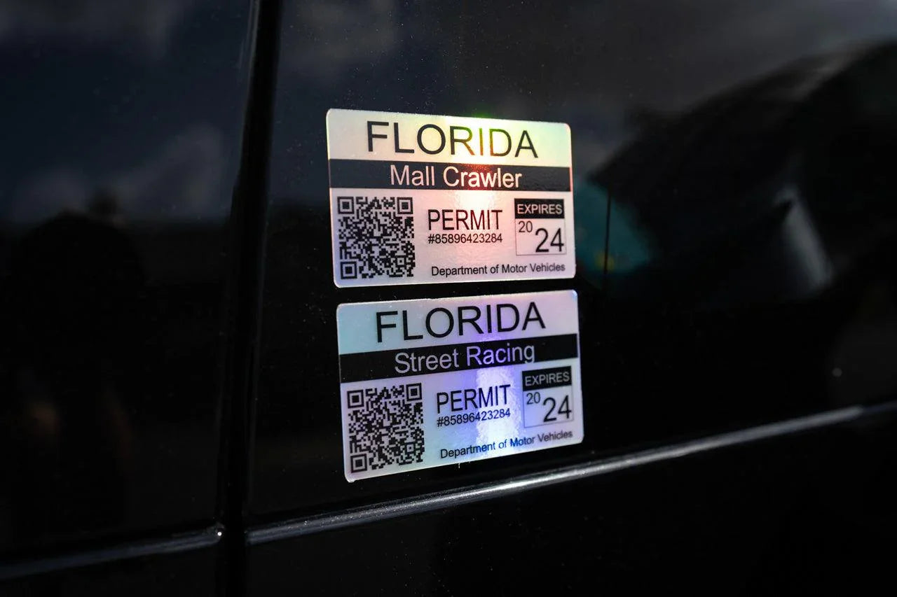 Mall Crawler Permit Sticker 3.5" - All States StickerFab
