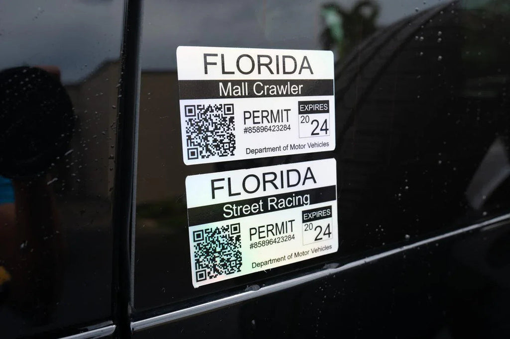 Mall Crawler Permit Sticker 3.5" - All States StickerFab