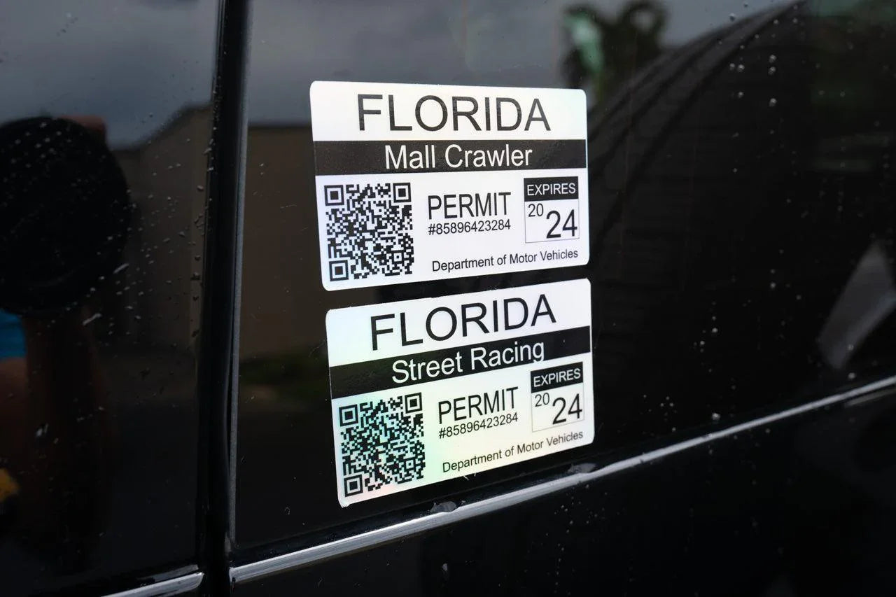 Mall Crawler Permit Sticker 3.5" - All States StickerFab