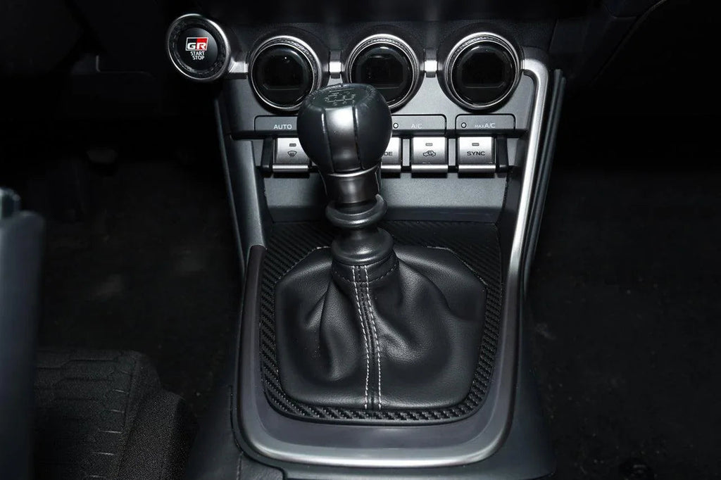 Manual Shifter Part 1 Trim 3D Carbon Overlay fits 2022+ BRZ / GR86 StickerFab
