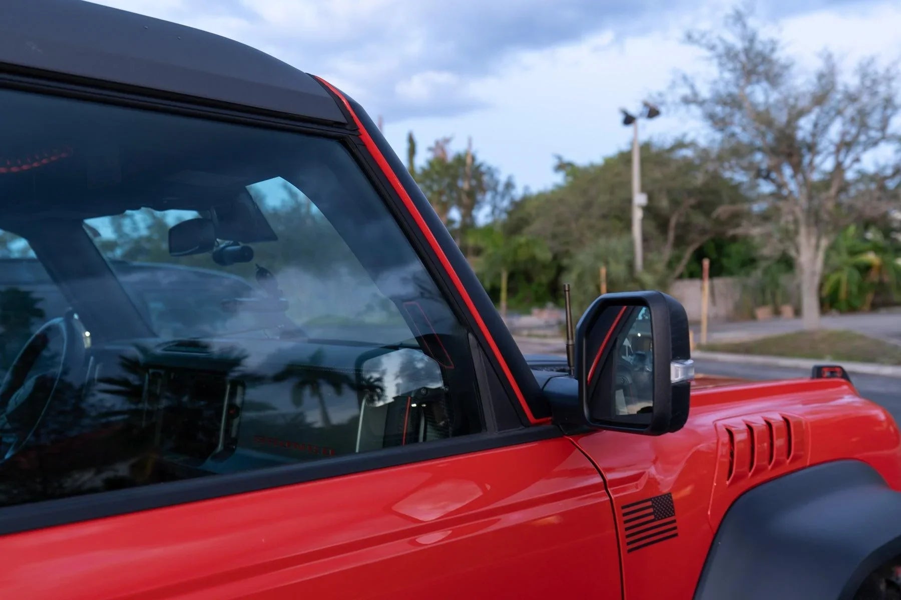 Matte Window Frame Black Out Kit - 2021+ Bronco StickerFab
