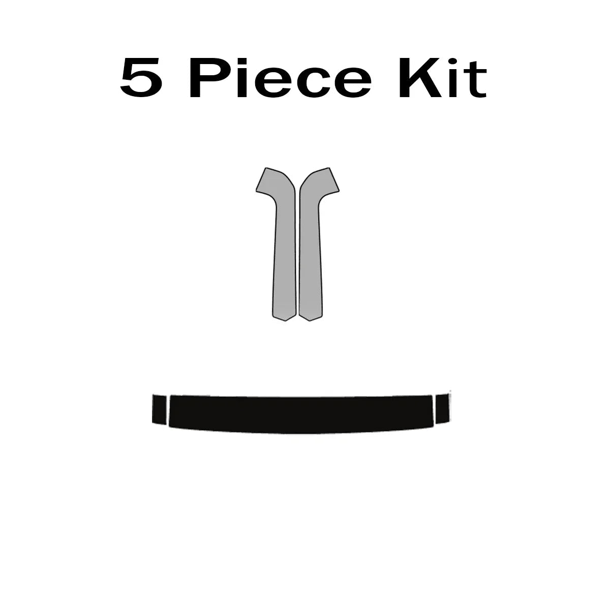 Matte Window Frame Black Out Kit - 2021+ Bronco StickerFab