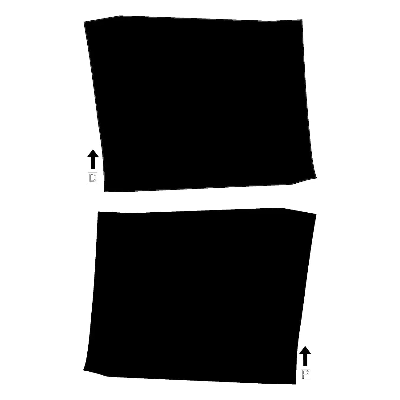 Topographic Inner Door Cup Overlays - 2024+ Tacoma / 2025+ 4Runner StickerFab