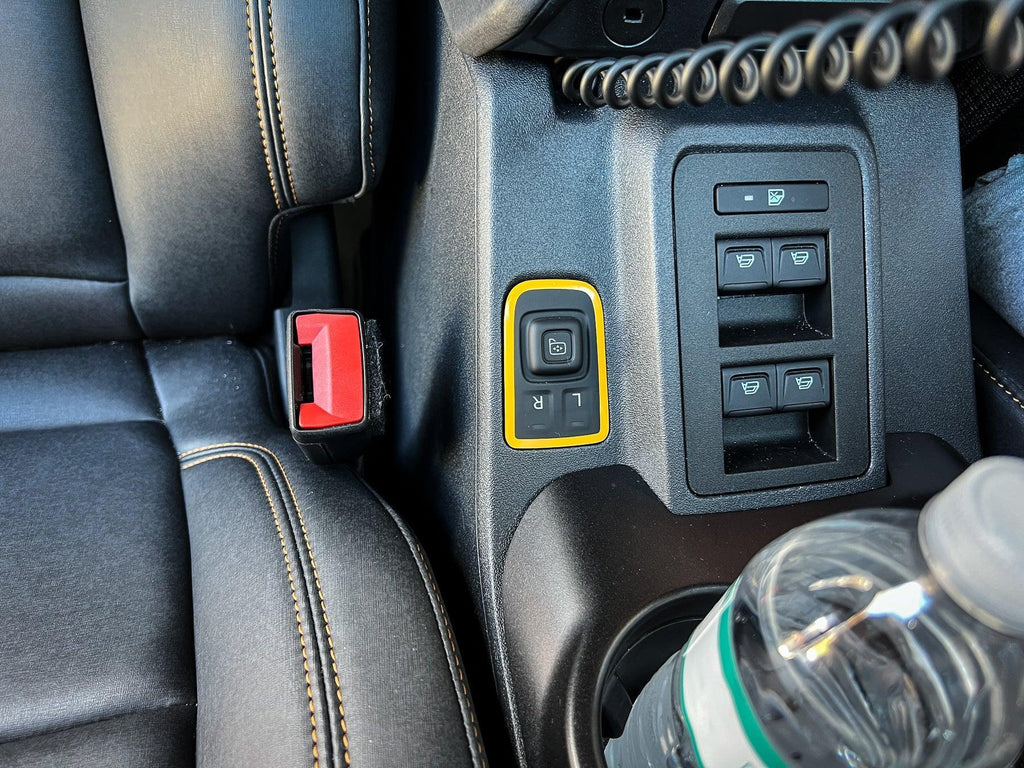 Mirror Adjustment Switch Outline Overlay (Standard Series) - 2021+ Bronco StickerFab