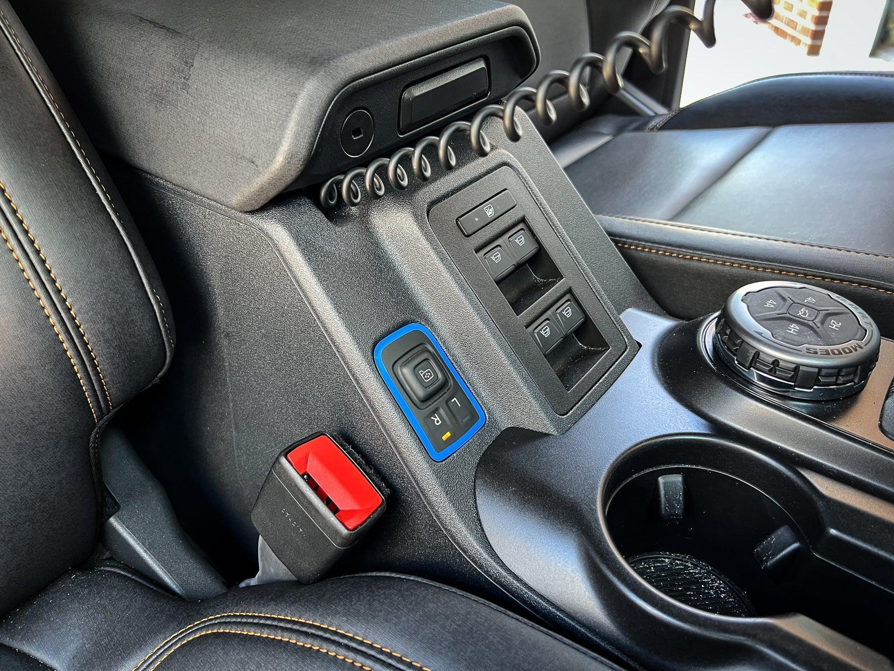 Mirror Adjustment Switch Outline Overlay (Standard Series) - 2021+ Bronco StickerFab
