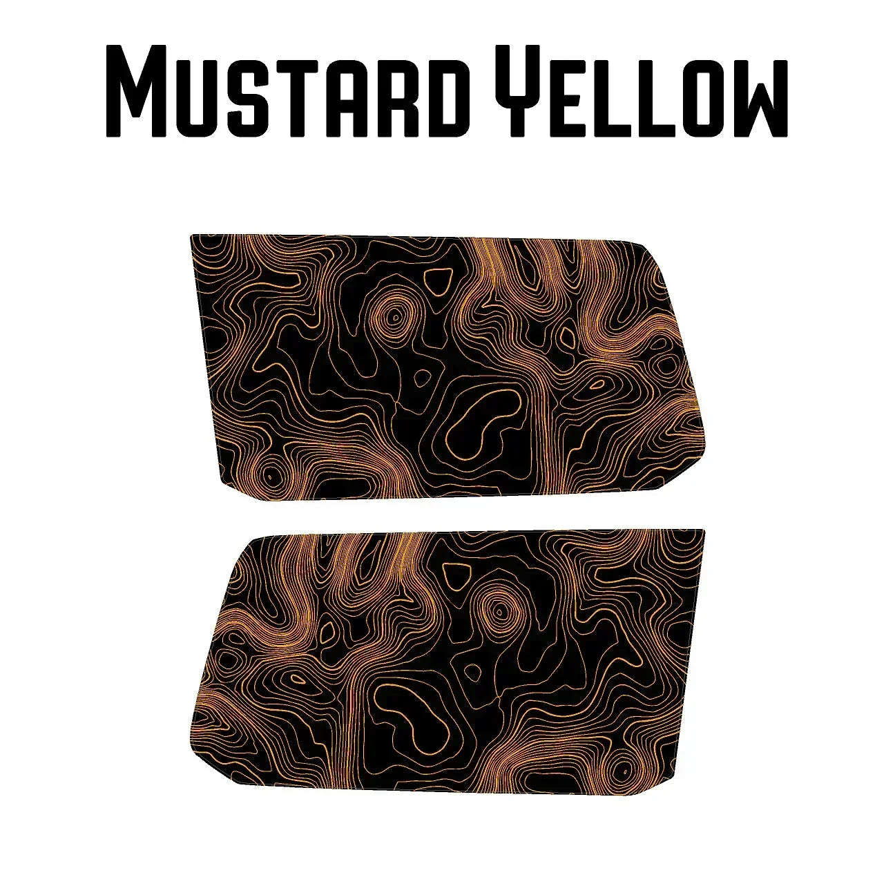 Topographic Rear Window Map Overlays V3 (Perforated) - 2024+ Land Cruiser StickerFab