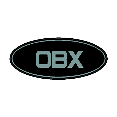 "OBX" Rear Oval Emblem Overlays (Printed Series) - 2021-2024 Bronco Outer Banks StickerFab