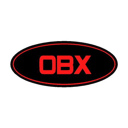 "OBX" Rear Oval Emblem Overlays (Printed Series) - 2021-2024 Bronco Outer Banks StickerFab