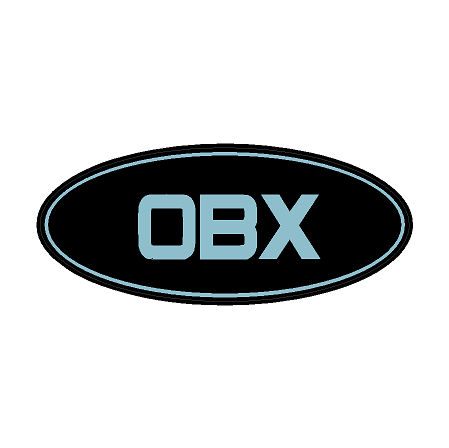 "OBX" Rear Oval Emblem Overlays (Printed Series) - 2021-2024 Bronco Outer Banks StickerFab