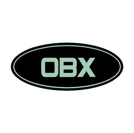"OBX" Rear Oval Emblem Overlays (Printed Series) - 2021-2024 Bronco Outer Banks StickerFab