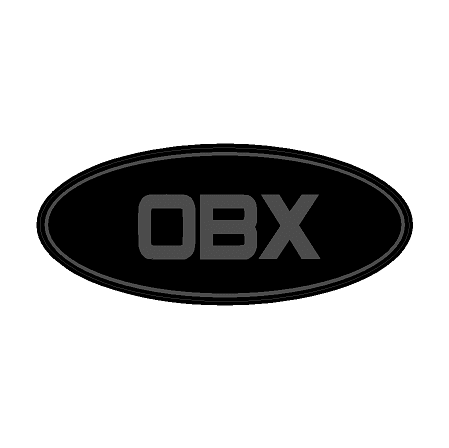 "OBX" Rear Oval Emblem Overlays (Printed Series) - 2021-2024 Bronco Outer Banks StickerFab