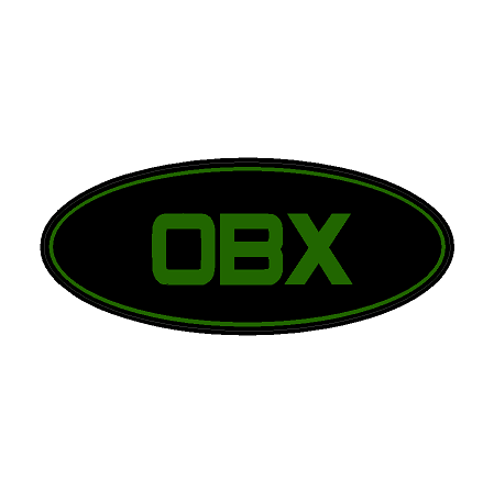 "OBX" Rear Oval Emblem Overlays (Printed Series) - 2021-2024 Bronco Outer Banks StickerFab