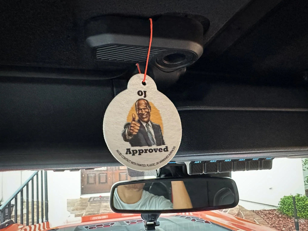 OJ Approved Air Freshener - Dark Ice StickerFab