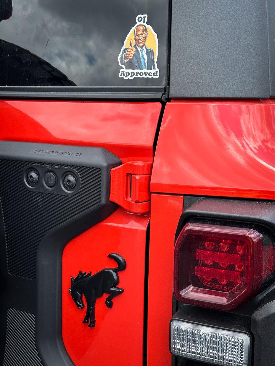 OJ Approved Sticker - 2021+ Bronco StickerFab
