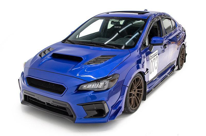 OLM Hikari Headlight Smoked / Black Out Overlays - 2015-2020 WRX / STI StickerFab