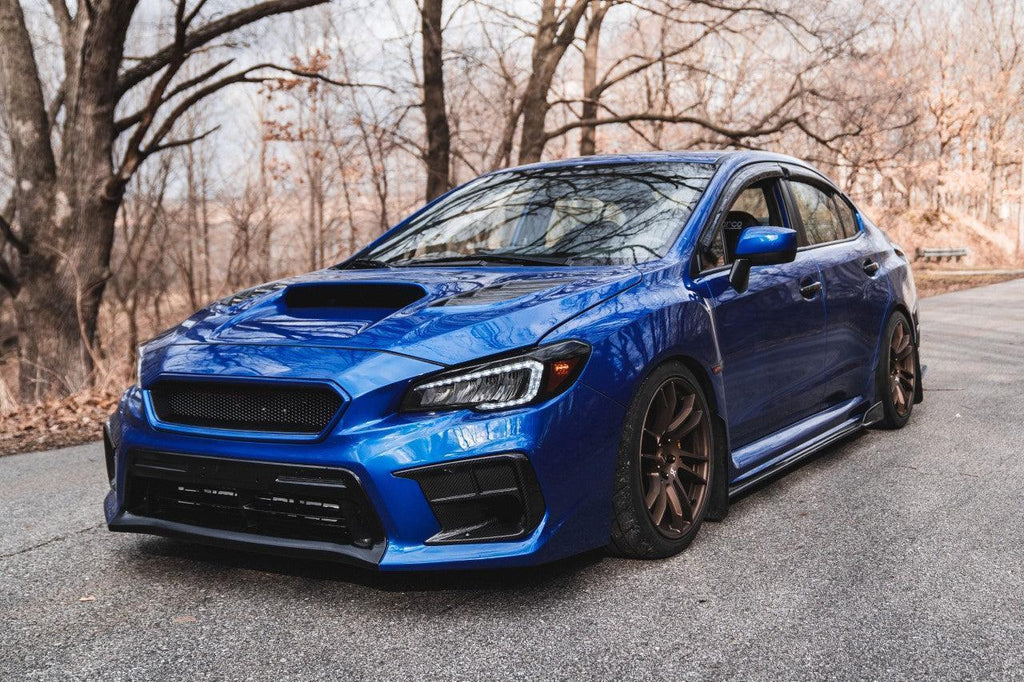OLM Hikari Headlight Smoked / Black Out Overlays - 2015-2020 WRX / STI StickerFab