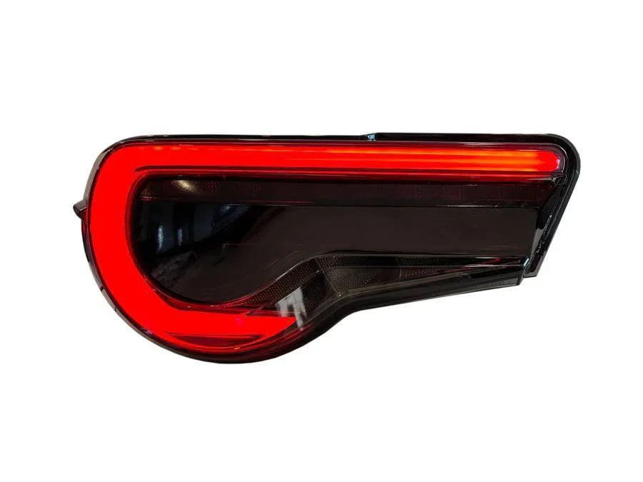 OLM OE Plus Linear Style Sequential Tail Light Overlays (Dark, Light, Red, or Yellow) - 2017-2021 Toyota 86 / Subaru BRZ StickerFab