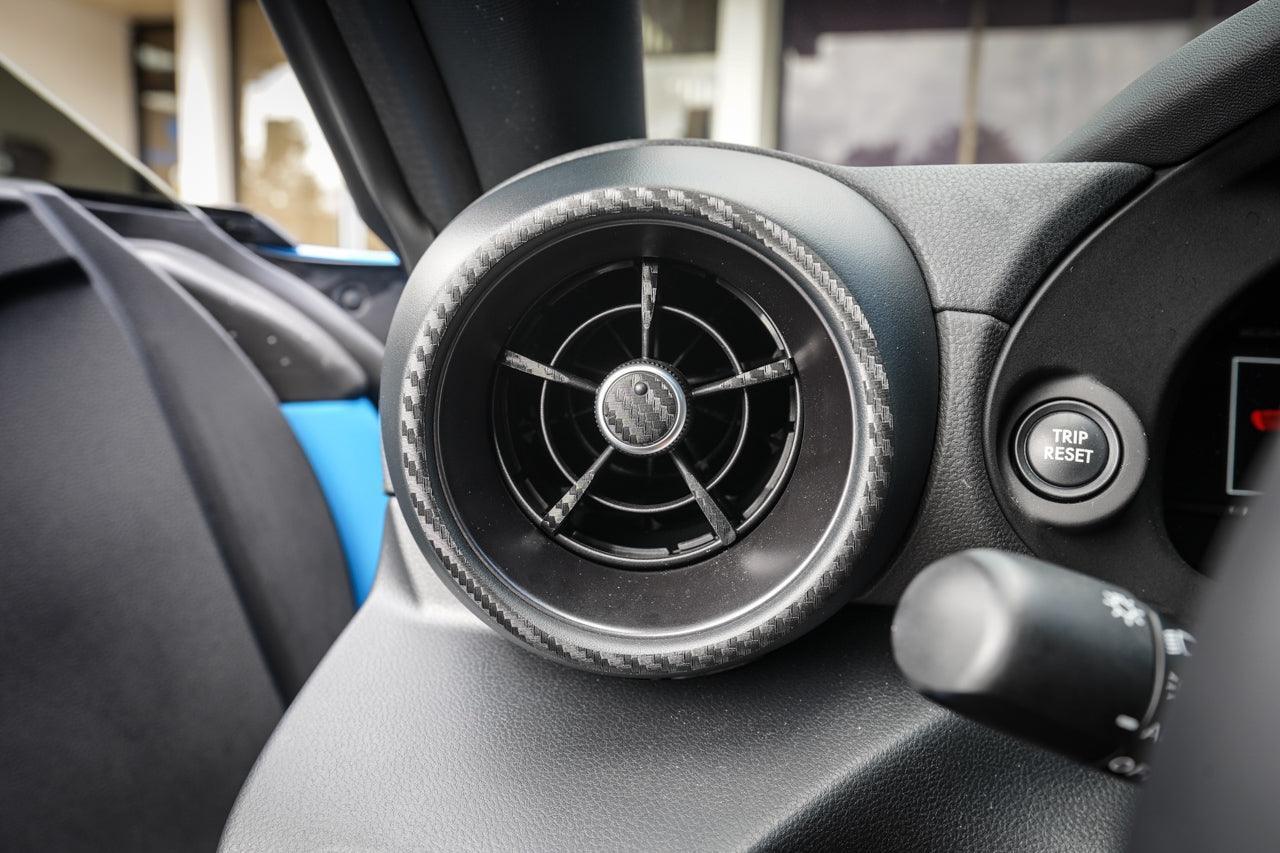 Outer AC Vent Trim 3D Carbon Overlays - 2022+ BRZ / GR86 StickerFab