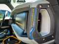 Outer Grab Handle Stripe Overlays (EZ Apply - Standard Series) - 2021+ Bronco StickerFab
