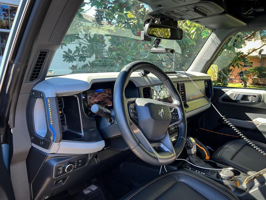 Outer Grab Handle Stripe Overlays (Full Coverage) - 2021+ Bronco StickerFab