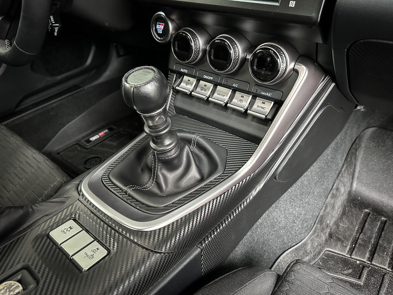 Outer Shifter Trim 3D Carbon Overlay - 2022+ BRZ / GR86 StickerFab