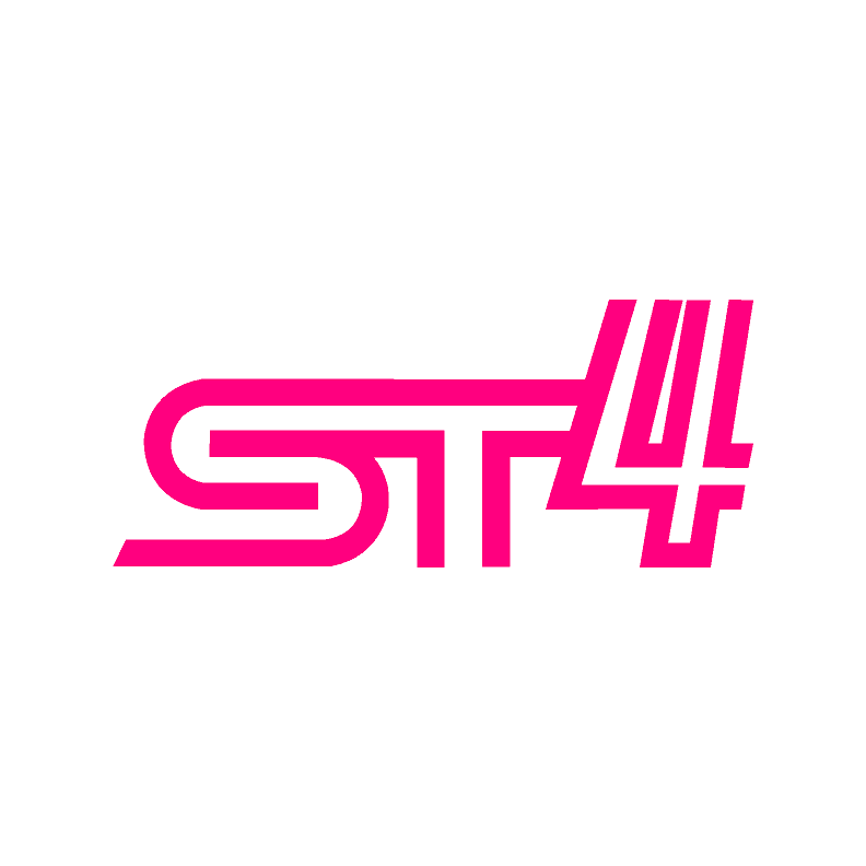 ST4 6" Sticker fits 4th Generation Subaru WRX / STI - 2015-2021 StickerFab